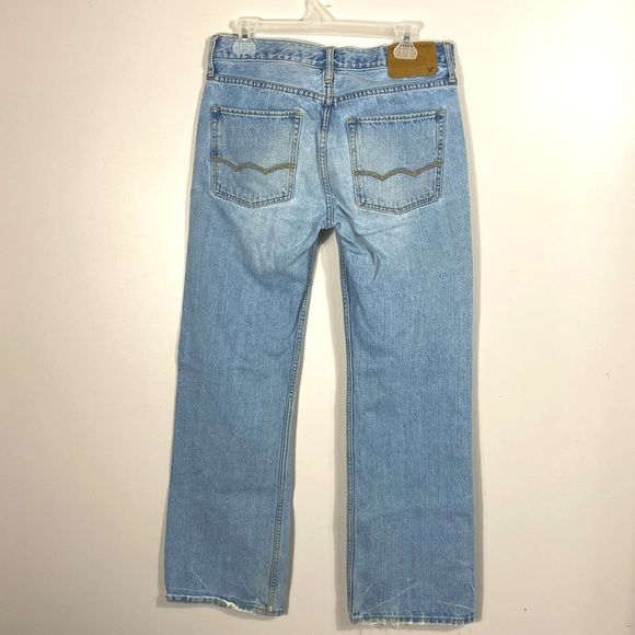 American Eagle Outfitters Men's Light Blue Wash Low Rise Bootcut Jeans 29/30 - Picture 2 of 10
